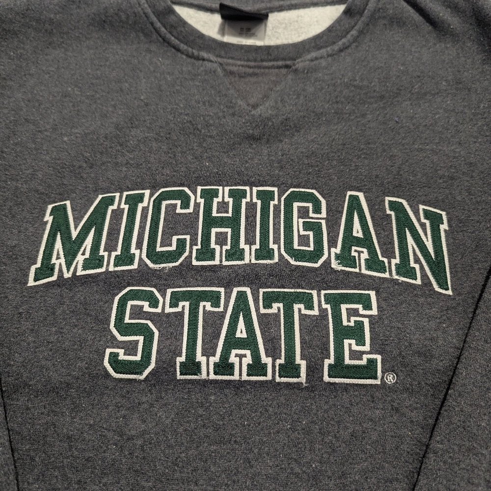 1990's Michigan State Arch Logo Crewneck Fleece - Picture 2 of 5